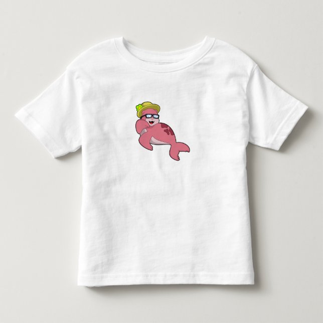Siegel mit Brille.PNG Kleinkind T-shirt (Vorderseite)