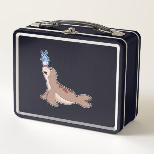 Siegel mit Fisch (2).PNG Metall Brotdose