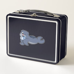Siegel mit Fisch (3).PNG Metall Brotdose