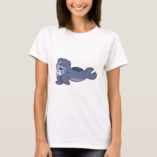Siegel mit Fisch (3).PNG T-Shirt (Vorderseite)