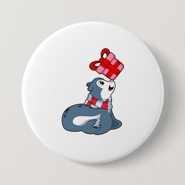 Siegel mit Geschenk Button (Vorderseite)