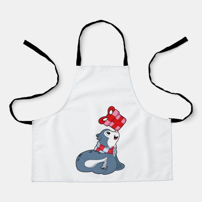 Siegel mit Geschenk Schürze (Vorderseite)