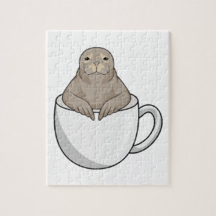 Siegel mit Kaffeetasse
