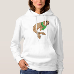 Siegel mit Scarf Hoodie