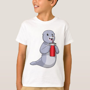 Siegel mit Trinktasse T-Shirt