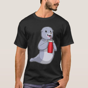 Siegel mit Trinktasse T-Shirt