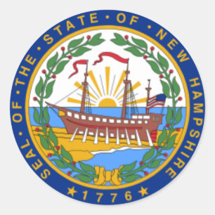 SIEGEL NEW HAMPSHIRE RUNDER AUFKLEBER