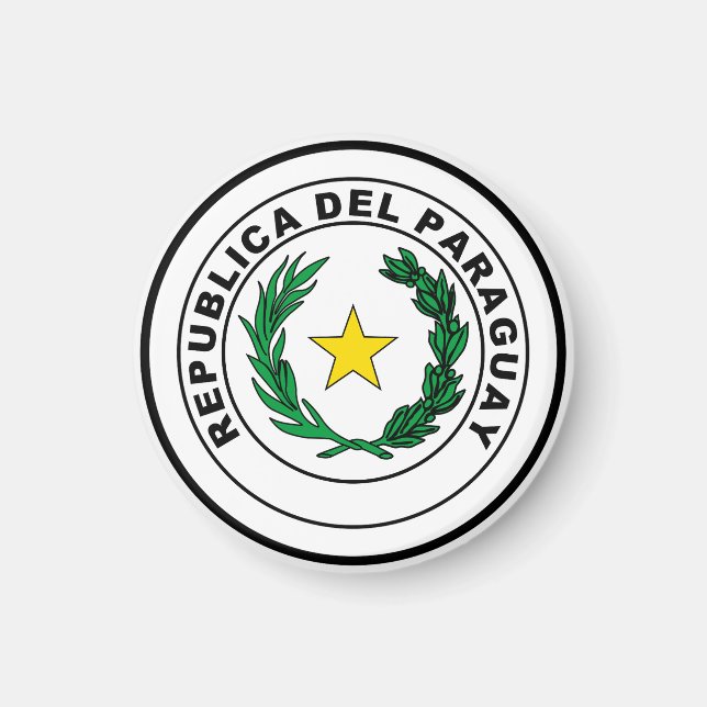 Siegel Paraguay Magnet (Vorne)