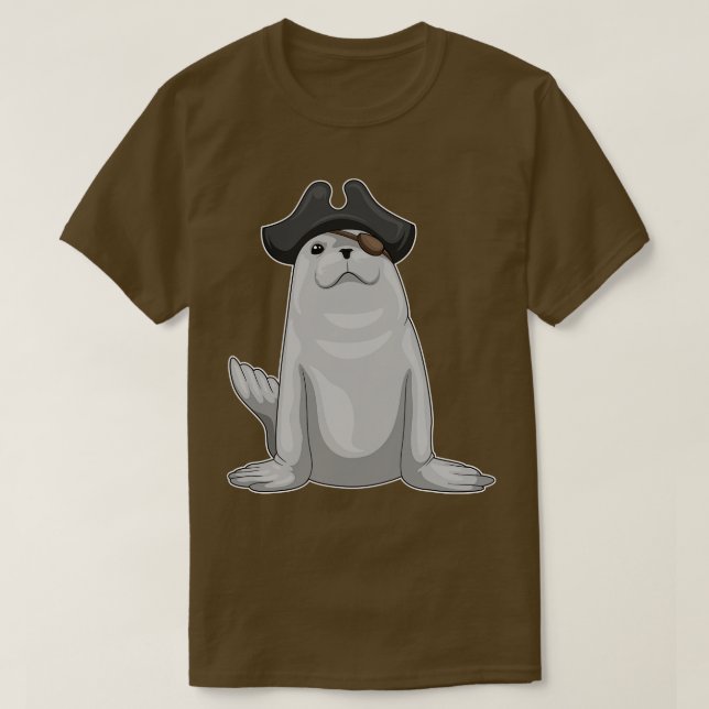 Siegel Pirate Eye Patch T-Shirt (Design vorne)