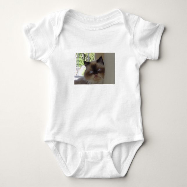 Siegel Point himalayan Baby Strampler (Vorderseite)