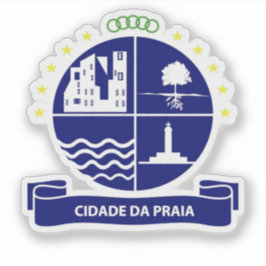 Siegel Praia, Kap Verde (Cabo Verde) Aufkleber