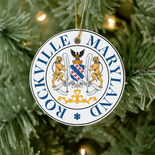 Siegel Rockville, Maryland Keramik Ornament (Baum)