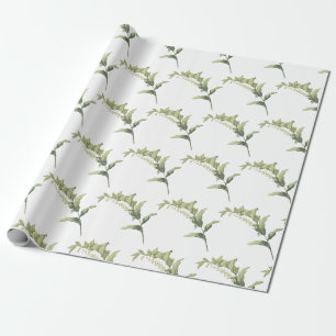 Siegel Salomons Blumenmuster Geschenkpapier