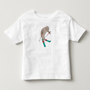 Siegel Skier Ski Kleinkind T-shirt
