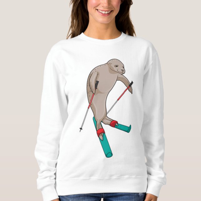 Siegel Skier Ski Sweatshirt (Vorderseite)