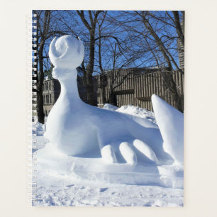 Siegel Snow Skulptur, Quebec, Kanada Planer