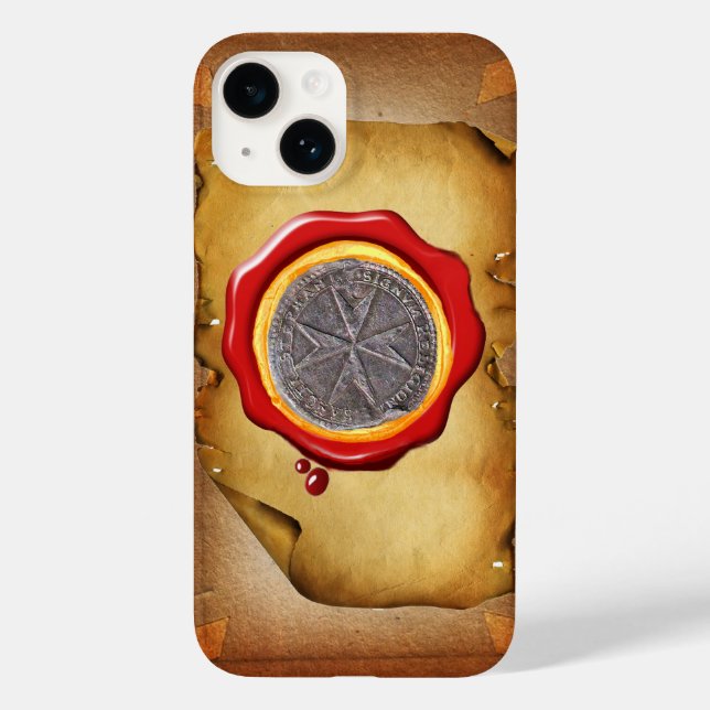 Siegel St. Stephen Toskana Medici WAX Case-Mate iPhone Hülle (Rückseite)
