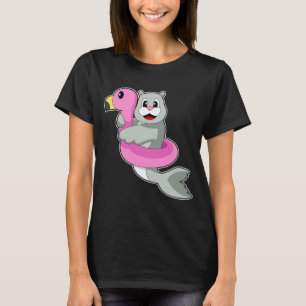 Siegel Swim ring Flamingo T-Shirt