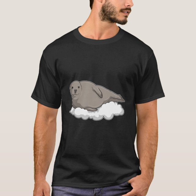 Siegel über Wolken T-Shirt (Vorderseite)