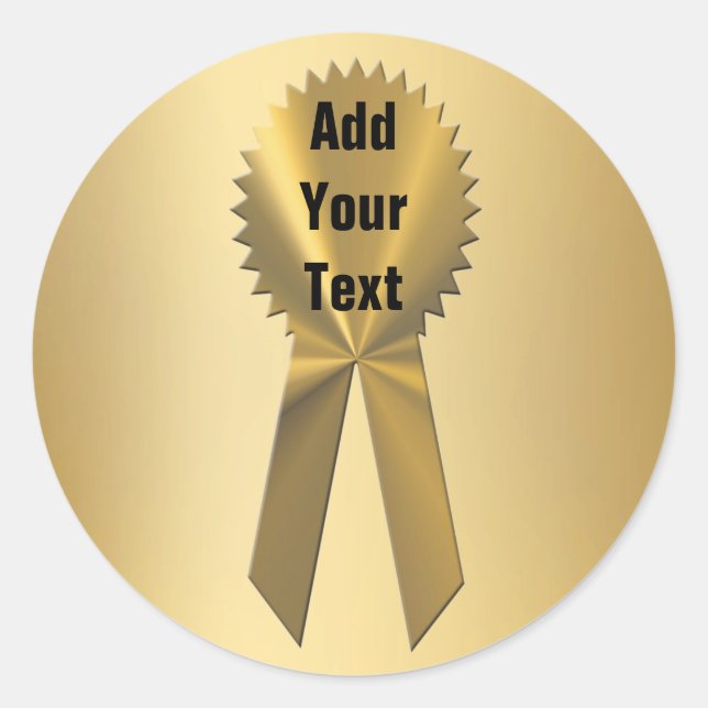 Siegel und Aufkleber aus doppeltem Gold (Vorderseite)