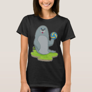Siegel Volleyball-Spieler Volleyball T-Shirt