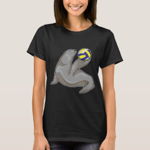 Siegel Volleyball-Spieler Volleyball T-Shirt