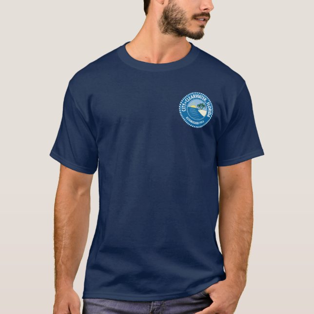Siegel von Clearwater, Florida T-Shirt (Vorderseite)