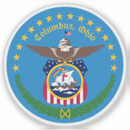 Siegel von Columbus, Ohio, USA Aufkleber