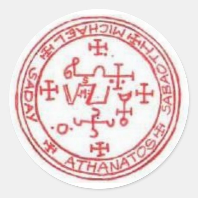 Siegel von Michael Runder Aufkleber (Vorderseite)