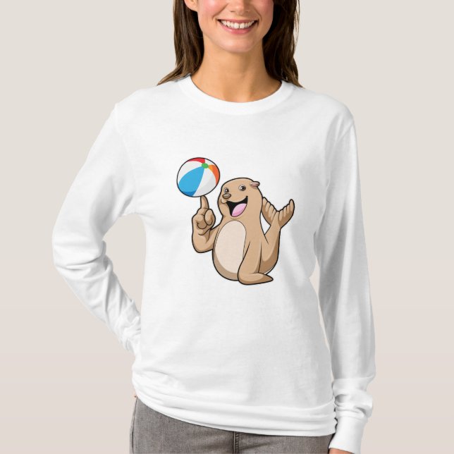 Siegel Wasserpolo T-Shirt (Vorderseite)