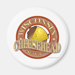Siegel Wisconsins Cheesehead Magnet