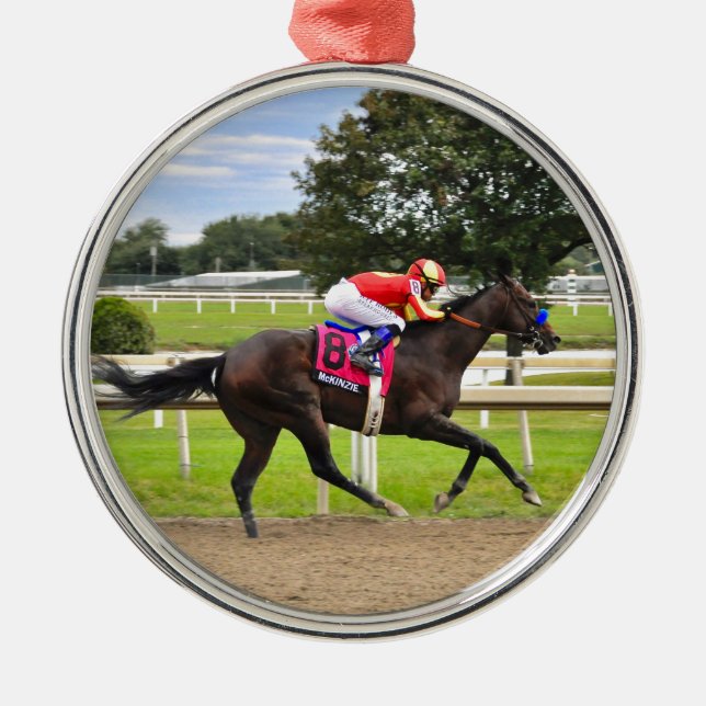 Sieger 2018 Pennsylvanias Derby Ornament Aus Metall (Vorne)