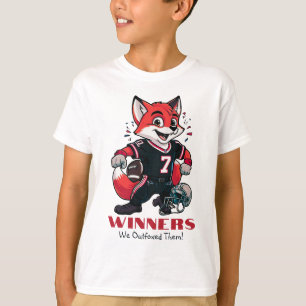 Sieger   American Football Fox White T-Shirt