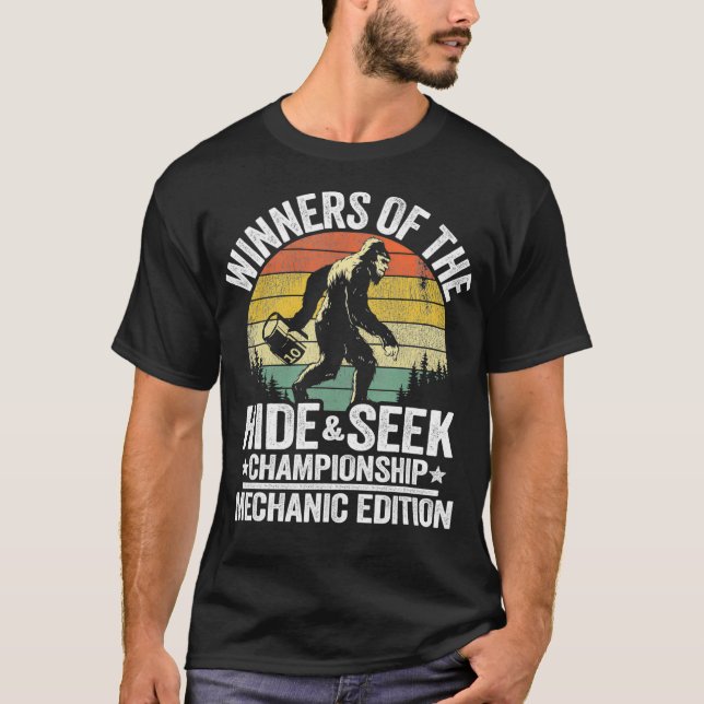 Sieger der Hide Seek Championship 10 mm T-Shirt (Vorderseite)