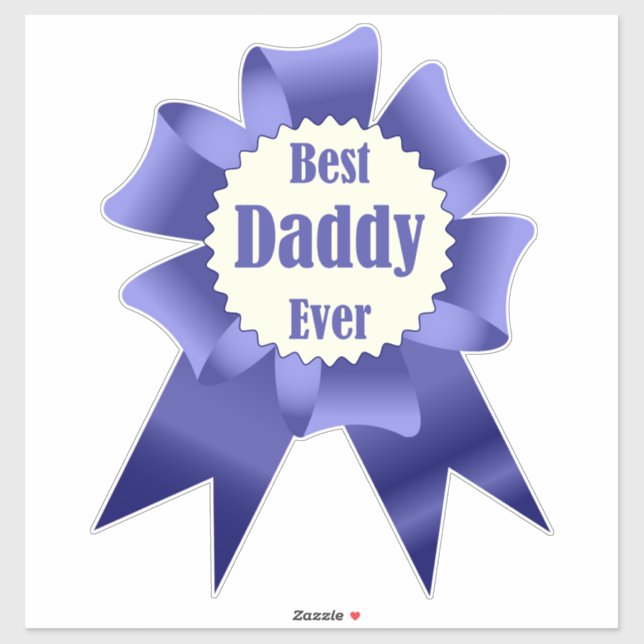 Sieger des besten Daddy-Jungs-Awards für das Pater Aufkleber (Blatt)