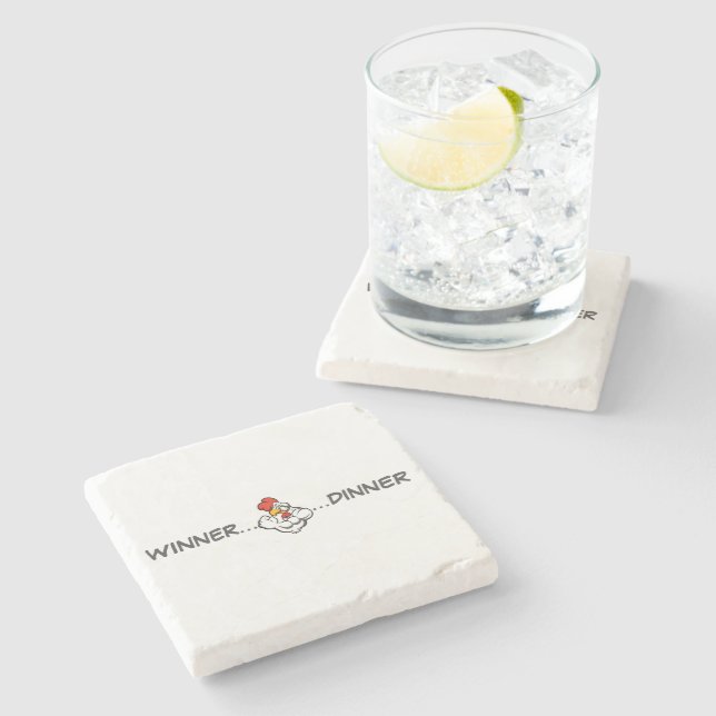 "Sieger Dinner" Grill Untersetzer Olympian Effort (Seitenansicht)