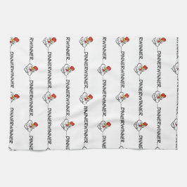 "Sieger Dinner" Grillhandtuch Olympian Effort Schü Geschirrtuch