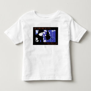 Sieger fährt Aufseher-Radpromo-Plakat rad Kleinkind T-shirt