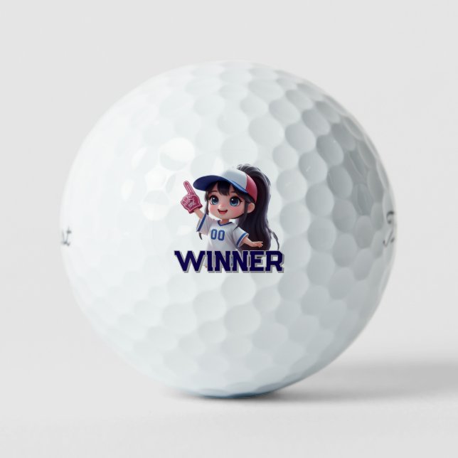 Sieger Fan Sport Dall Golfball (Vorderseite)