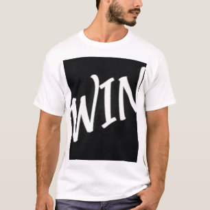 Siegermotiv-T-Shirt mit typografischem Design T-Shirt