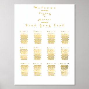 Sièges mariages Graphique 12 Tableaux Véritable hu