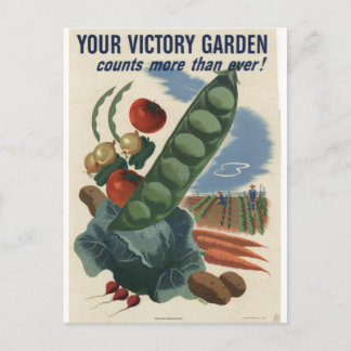 Sieggartenplakat, Weltkrieg 2 1945 Postkarte