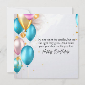 Sieh den Geburtstag Einladung