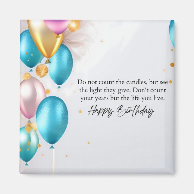 Sieh den Geburtstag Magnet (Vorne)