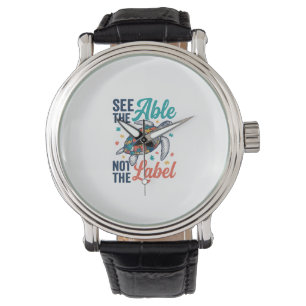 Sieh die Schildkröten-Puzzle-Bewusstseins-Shirt Ge Armbanduhr