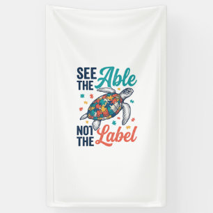 Sieh die Schildkröten-Puzzle-Bewusstseins-Shirt-Ge Banner