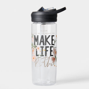 Sieh immer die positive Seite Trinkflasche
