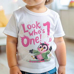 Sieh mal, wer 1 ist baby t-shirt