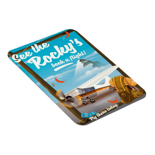 Sieh The Rocky's "Buchen Sie einen Flug!" Magnet (Rechte Seite)
