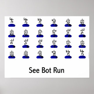 Siehe Bootlauf Poster